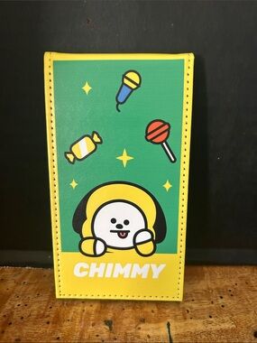 New Chimmy Cartoon BT21 Line Friends Note Sheet Holder and Mirror